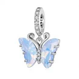 Pandora Style Niebieski Motyl Aurora Dangle - SCC2305