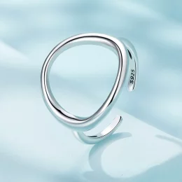 Pandora Style Prosty Pierścień z Otwartym Symbol Samsary - SCR919