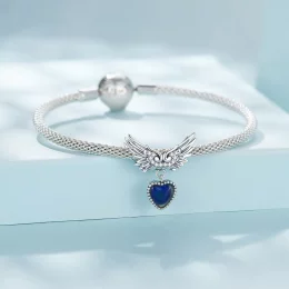 Pandora Style Skrzydła Strażnika Kamień Emocjonalny Charm - SCC2581