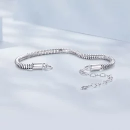 Pandora Style Snake Bone Chain Bransoletka na łańcuszku - BSB150