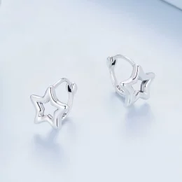 Pandora Style Star Kolczyki W Kształcie Koła - BSE896