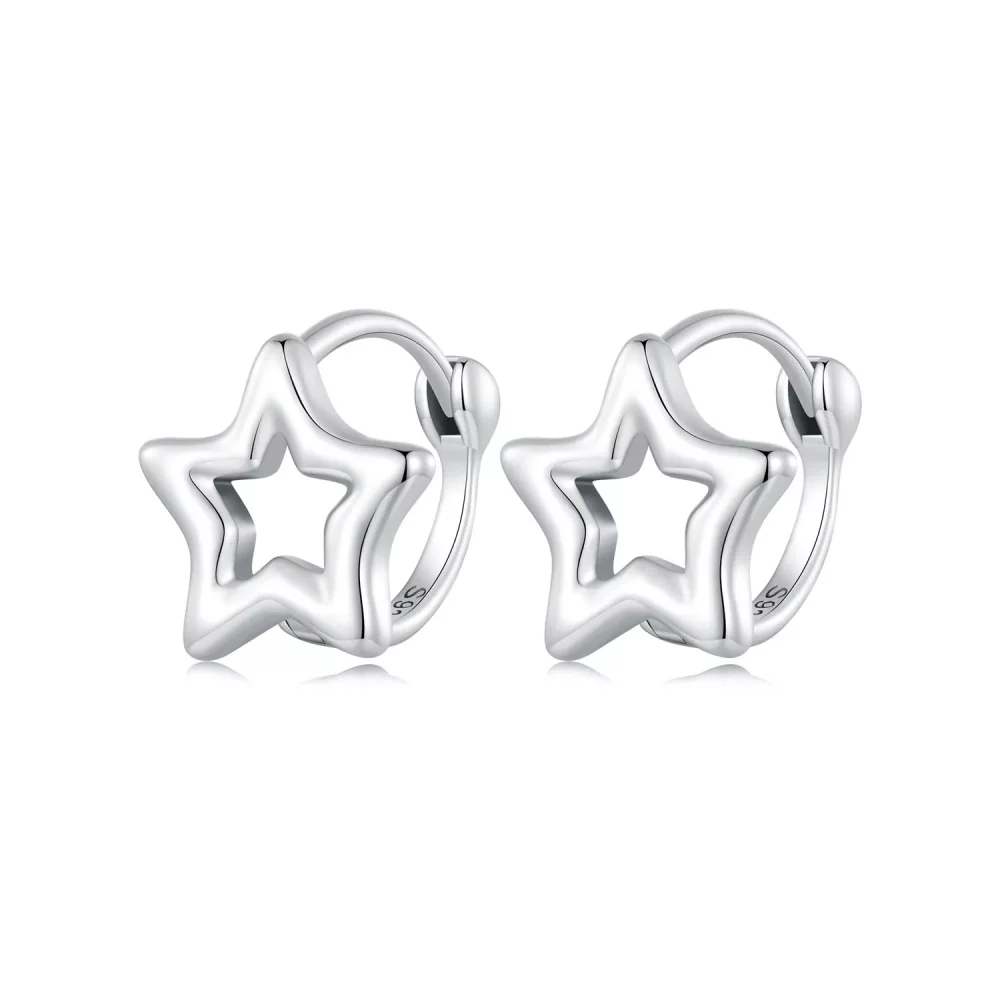 Pandora Style Star Kolczyki W Kształcie Koła - BSE896