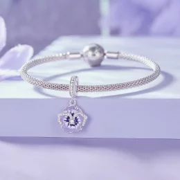 Pandora Style Wisiorek z Fiołkiem - SCC2583