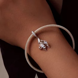 Pandora Style Wiszący Charm Z Wizerunkiem Bojownika - BSC917