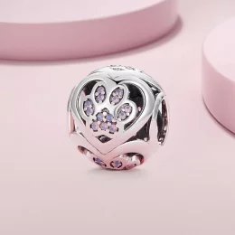 Pandora Stylu Charm z Odciskiem Łapy - SCC2578