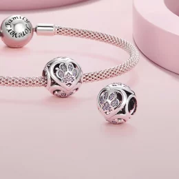 Pandora Stylu Charm z Odciskiem Łapy - SCC2578