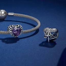 Pandora Stylu Charm z Sercem w Kształcie Szkieletu - BSC910