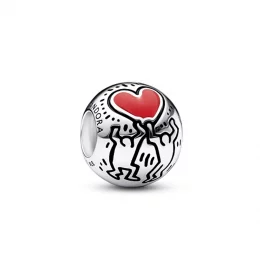 Keith Haring™ x zawieszka Pandora Love & Figurki - 792225C01