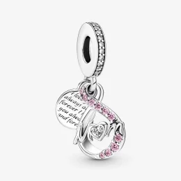 Podwójna zawieszka Pandora Mom Infinity Pavé - 791468C01