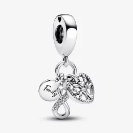 Potrójna zawieszka Pandora Family Infinity - 792201C01