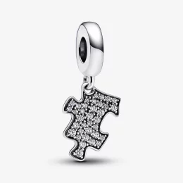 Wisząca zawieszka Pandora Sparkling Puzzle Piece - 792241C01