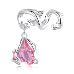 Charms w stylu PANDORA z uschniętą różą - SCC2697