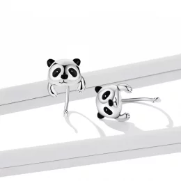 Kolczyki Mini Panda w stylu PANDORA - BSE568