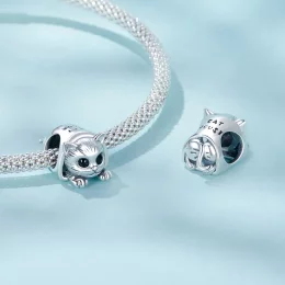 Charms Przytulny domek dla kota w stylu PANDORA - SCC2797