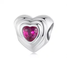 Klasyczny wisiorek Aureola w stylu PANDORA Love Heart - SCC2776