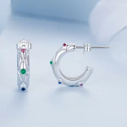 Kolczyki w kształcie diamentów w stylu vintage PANDORA - BSE1032