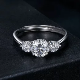 Pierścionek PANDORA Style Romantic 1-karatowy Moissanite (z jednym certyfikatem) - MSR051-E