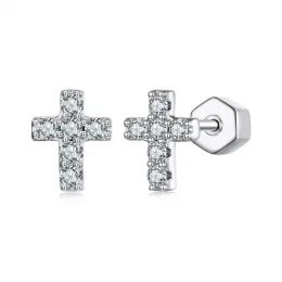 Kolczyki PANDORA Style Cross (jeden certyfikat) - MSE070