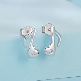 Kolczyki PANDORA Style Heart Music Note - SCE1805