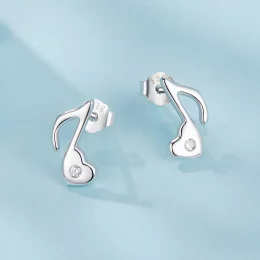 Kolczyki PANDORA Style Heart Music Note - SCE1805