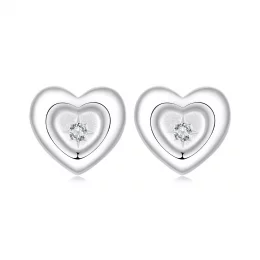 Kolczyki PANDORA Style Heart Starburst - BSE1045