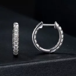 Kolczyki PANDORA Style Moissanite błyszczące (z jednym certyfikatem) - MSE060