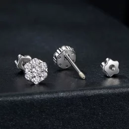 Kolczyki PANDORA Style Moissanite (z jednym certyfikatem) - MSE059