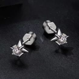 Kolczyki PANDORA Style Star sparkling (jeden certyfikat) - MSE067