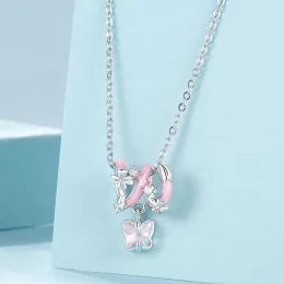 Koraliki PANDORA Style Butterfly Love Flower - SCC2828