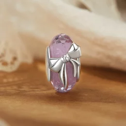 Koraliki szklane w stylu PANDORA Bowknot - BSC1057