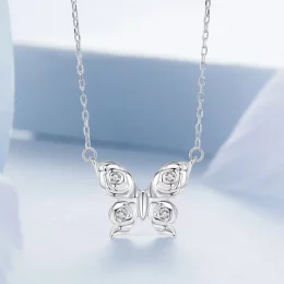 Naszyjnik PANDORA Style Rose Butterfly - BSN396