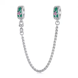 PANDORA Style Christmas Holly Łańcuch bezpieczeństwa - SCC2918