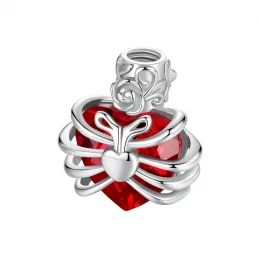 PANDORA Style Memorial Rose Heart Red - BSC1058-RD