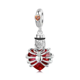 PANDORA Style Memorial Rose Heart Red - BSC1058-RD