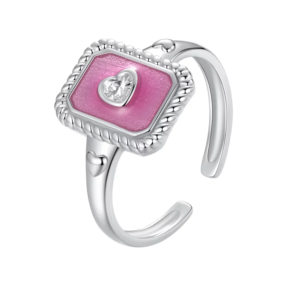 Pierścionek vintage PANDORA Style Love - SCR1067-E