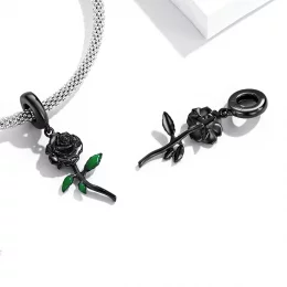 Wisiorek PANDORA Style Black Rose - BSC584