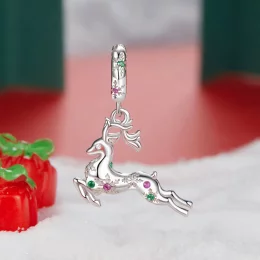 Wisiorek PANDORA Style Christmas Elk - BSC1066