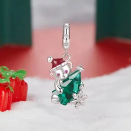 Zawieszka Pandora Style Christmas Bear - BSC1065