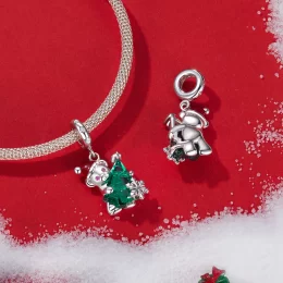 Zawieszka Pandora Style Christmas Bear - BSC1065