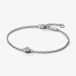 Bransoletka Pandora Era Lab-grown Diamond Bezel Chain Bracelet 0,15 karata srebro próby 925 - 592847C01