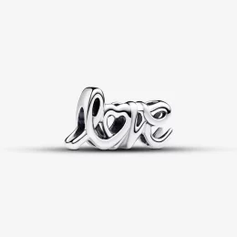 Charms Pandora w kształcie odręcznego napisu „love” - 793055C00