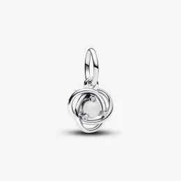 Charms-Zawieszka Pandora Biały symbol wieczności - 793125C06