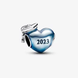 Pandora Blue 2023 Serce Ukończenia Szkoły Charms - 792590C01