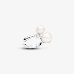 Pandora Duo Treated Freshwater Cultured Pearls Ear Cuff - 293151C01