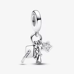 Potrójny charms-Zawieszka Pandora Absolwentka 2024 - 793240C01