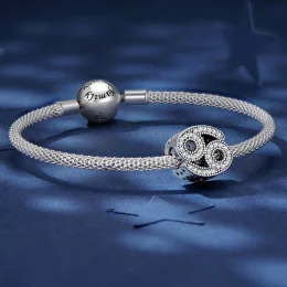 Charm w stylu Pandora z Szczęśliwym Znakiem Zodiaku Raka - SCC2516-4