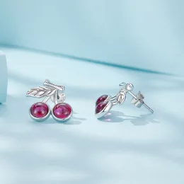 Pandora Style Cherry Kolczyki sztyfty - SCE1604