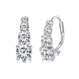 Pandora Style Moissanite Hoops Earrings - MSE023