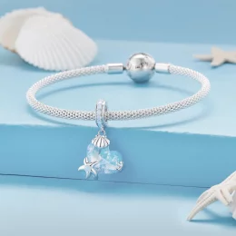 Styl Pandora Charm w kształcie zawieszki z podwodnym światem - BSC869