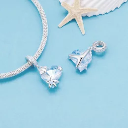 Styl Pandora Charm w kształcie zawieszki z podwodnym światem - BSC869